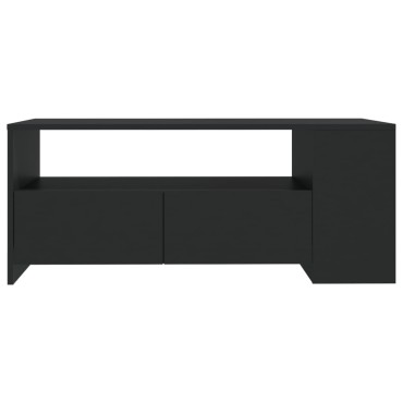 vidaXL Τραπεζάκι Σαλονιού Μαύρο 102x55x42cm από Επεξεργ. Ξύλο 1 τεμ.