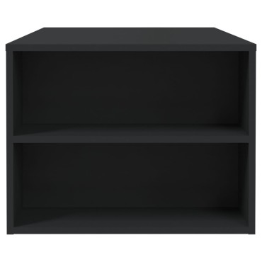 vidaXL Τραπεζάκι Σαλονιού Μαύρο 102x55x42cm από Επεξεργ. Ξύλο 1 τεμ.