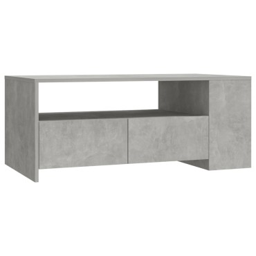 vidaXL Τραπεζάκι Σαλονιού Γκρι Σκυρ. 102x55x42cm Επεξεργασμένο Ξύλο 1 τεμ.