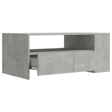 vidaXL Τραπεζάκι Σαλονιού Γκρι Σκυρ. 102x55x42cm Επεξεργασμένο Ξύλο 1 τεμ.