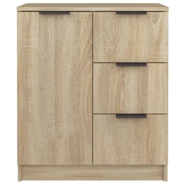 vidaXL Συρταριέρα Sonoma Δρυς 60x30x70cm από Επεξεργασμένο Ξύλο 1 τεμ.