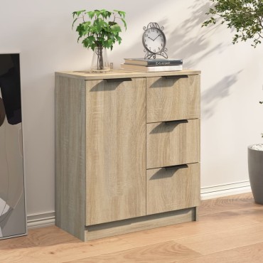 vidaXL Συρταριέρα Sonoma Δρυς 60x30x70cm από Επεξεργασμένο Ξύλο 1 τεμ.