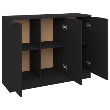 vidaXL Ντουλάπι Μαύρο 90,5x30x70cm από Επεξεργασμένο Ξύλο 1 τεμ.
