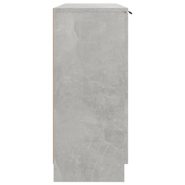 vidaXL Ντουλάπι Γκρι Σκυροδέματος 90,5x30x70cm Επεξεργασμένο Ξύλο 1 τεμ.