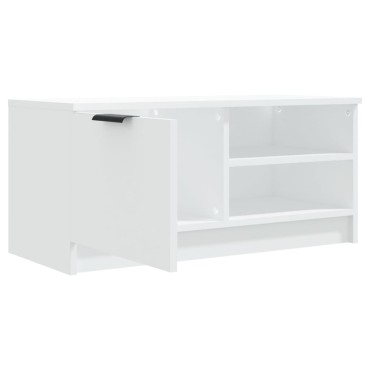 vidaXL Έπιπλα Τηλεόρασης 2 τεμ. Λευκό 80x35x36,5cm Επεξεργ. Ξύλο
