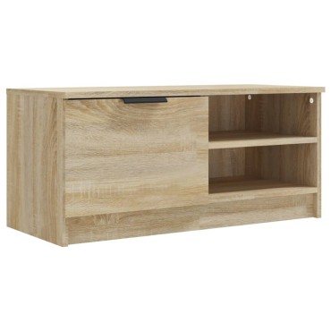 vidaXL Έπιπλο Τηλεόρασης Sonoma Δρυς 80x35x36,5cm Επεξεργ. Ξύλο