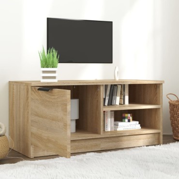 vidaXL Έπιπλο Τηλεόρασης Sonoma Δρυς 80x35x36,5cm Επεξεργ. Ξύλο
