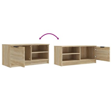 vidaXL Έπιπλο Τηλεόρασης Sonoma Δρυς 80x35x36,5cm Επεξεργ. Ξύλο
