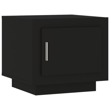 vidaXL Τραπεζάκι Σαλονιού Μαύρο 51x50x45cm από Επεξεργασμένο Ξύλο 1 τεμ.