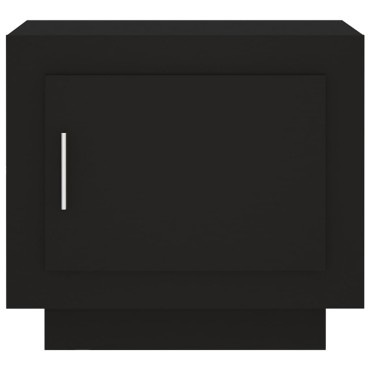 vidaXL Τραπεζάκι Σαλονιού Μαύρο 51x50x45cm από Επεξεργασμένο Ξύλο 1 τεμ.