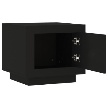 vidaXL Τραπεζάκι Σαλονιού Μαύρο 51x50x45cm από Επεξεργασμένο Ξύλο 1 τεμ.