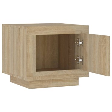 vidaXL Τραπεζάκι Σαλονιού Sonoma Δρυς 51x50x45cm Επεξεργασμένο Ξύλο 1 τεμ.