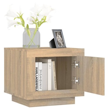 vidaXL Τραπεζάκι Σαλονιού Sonoma Δρυς 51x50x45cm Επεξεργασμένο Ξύλο 1 τεμ.