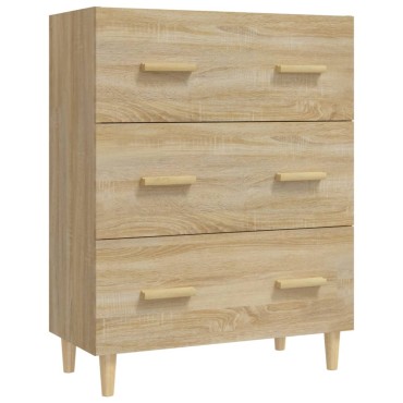 vidaXL Ντουλάπι Sonoma Δρυς 70x34x90cm από Επεξεργασμένο Ξύλο 1 τεμ.