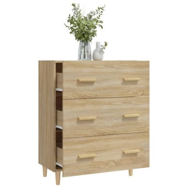 vidaXL Ντουλάπι Sonoma Δρυς 70x34x90cm από Επεξεργασμένο Ξύλο 1 τεμ.