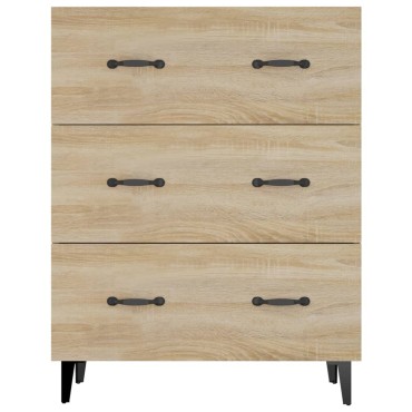 vidaXL Ντουλάπι Sonoma Δρυς 69,5x34x90cm από Επεξεργασμένο Ξύλο 1 τεμ.