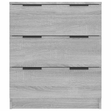vidaXL Ντουλάπι Γκρι Sonoma 60x30x70cm από Επεξεργασμένο Ξύλο 1 τεμ.