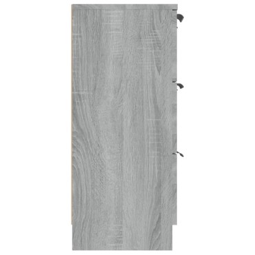 vidaXL Ντουλάπι Γκρι Sonoma 60x30x70cm από Επεξεργασμένο Ξύλο 1 τεμ.