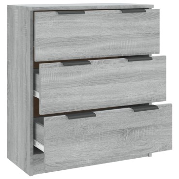 vidaXL Ντουλάπι Γκρι Sonoma 60x30x70cm από Επεξεργασμένο Ξύλο 1 τεμ.