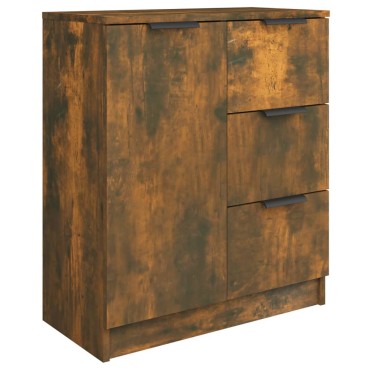 vidaXL Ντουλάπι Καπνιστή Δρυς 60x30x70cm από Επεξεργασμένο Ξύλο 1 τεμ.