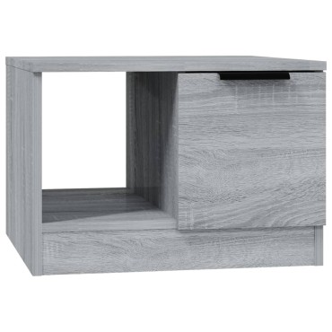 vidaXL Τραπεζάκι Σαλονιού Γκρι Sonoma 50x50x36cm Επεξεργασμένο Ξύλο 1 τεμ.