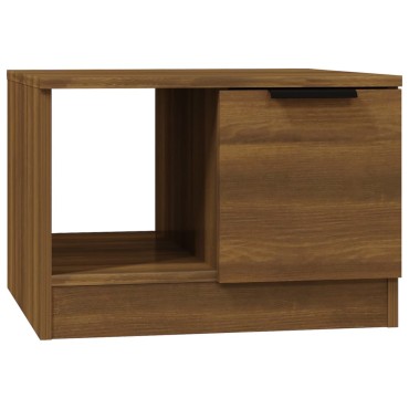 vidaXL Τραπεζάκι Σαλονιού Καφέ Δρυς 50x50x36cm Επεξεργασμένο Ξύλο 1 τεμ.