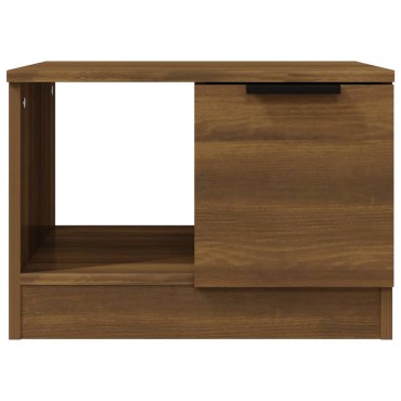 vidaXL Τραπεζάκι Σαλονιού Καφέ Δρυς 50x50x36cm Επεξεργασμένο Ξύλο 1 τεμ.