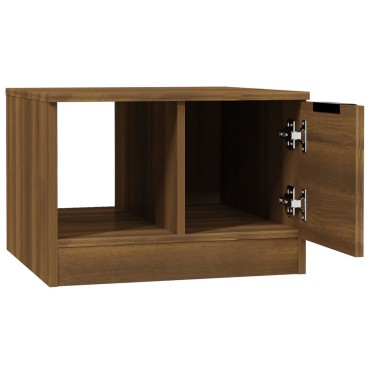 vidaXL Τραπεζάκι Σαλονιού Καφέ Δρυς 50x50x36cm Επεξεργασμένο Ξύλο 1 τεμ.