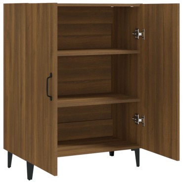 vidaXL Ντουλάπι Καφέ Δρυς 70x34x90cm από Επεξεργασμένο Ξύλο 1 τεμ.