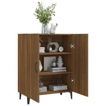 vidaXL Ντουλάπι Καφέ Δρυς 70x34x90cm από Επεξεργασμένο Ξύλο 1 τεμ.