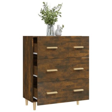 vidaXL Ντουλάπι Καπνιστή Δρυς 70x34x90cm Επεξεργασμένο Ξύλο 1 τεμ.