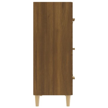 vidaXL Ντουλάπι Καφέ Δρυς 70x34x90cm από Επεξεργασμένο Ξύλο 1 τεμ.