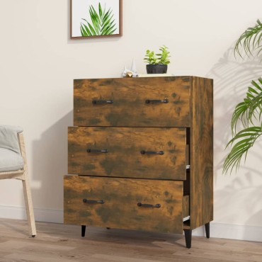 vidaXL Ντουλάπι Καπνιστή Δρυς 69,5x34x90cm Επεξεργασμένο Ξύλο 1 τεμ.