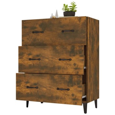 vidaXL Ντουλάπι Καπνιστή Δρυς 69,5x34x90cm Επεξεργασμένο Ξύλο 1 τεμ.