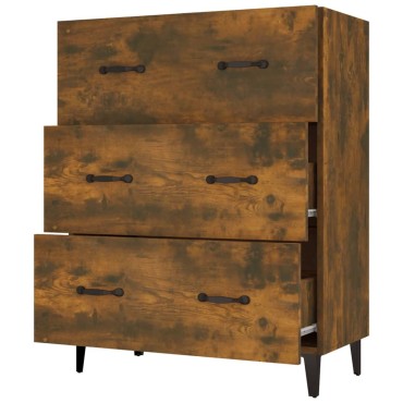 vidaXL Ντουλάπι Καπνιστή Δρυς 69,5x34x90cm Επεξεργασμένο Ξύλο 1 τεμ.