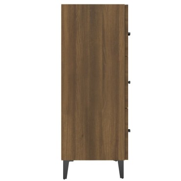 vidaXL Ντουλάπι Καφέ Δρυς 69,5x34x90cm Επεξεργασμένο Ξύλο 1 τεμ.