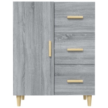vidaXL Ντουλάπι Γκρι Sonoma 69,5x34x90cm από Επεξεργασμένο Ξύλο 1 τεμ.