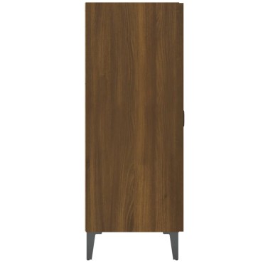 vidaXL Ντουλάπι Καφέ Δρυς 69,5x34x90cm Επεξεργασμένο Ξύλο 1 τεμ.