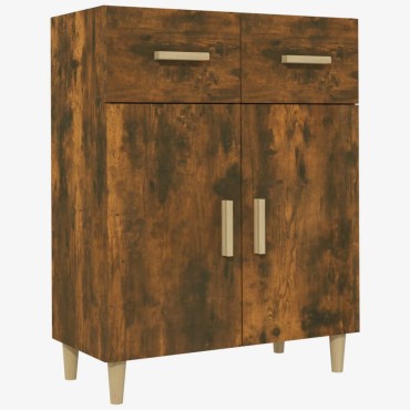 vidaXL Ντουλάπι Καπνιστή Δρυς 69,5x34x89cm Επεξεργασμένο Ξύλο 1 τεμ.