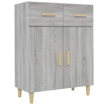 vidaXL Ντουλάπι Γκρι Sonoma 69,5x34x89cm από Επεξεργασμένο Ξύλο 1 τεμ.