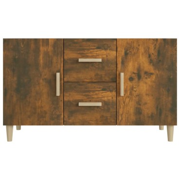 vidaXL Μπουφές Καπνιστή Δρυς 100x36x60cm Επεξεργασμένο Ξύλο 1 τεμ.
