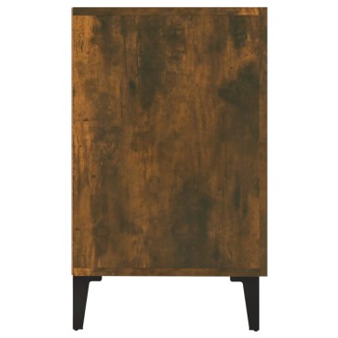 vidaXL Μπουφές Καπνιστή Δρυς 100x36x60cm Επεξεργασμένο Ξύλο 1 τεμ.