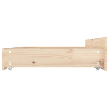 vidaXL Πλαίσιο Κρεβατιού με Συρτάρια 120x200cm 1 τεμ. - Μονό