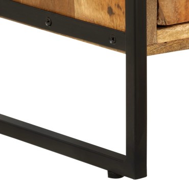 vidaXL Βιβλιοθήκη με 4 Επίπεδα 124x30x180cm Μασίφ Ανακυκλωμένο Ξύλο 1 τεμ.