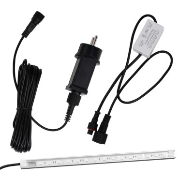 vidaXL Σιντριβάνι Πισίνας με RGB LED 50 εκ. Ακρυλικό
