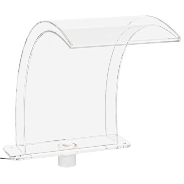 vidaXL Σιντριβάνι Πισίνας με RGB LED 50 εκ. Ακρυλικό