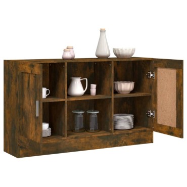 vidaXL Μπουφές Καπνιστή Δρυς 120x30,5x70cm από Επεξεργασμένο Ξύλο 1 τεμ.