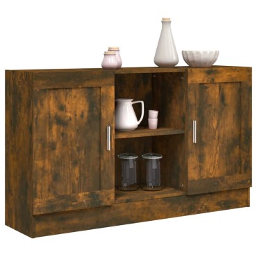 vidaXL Μπουφές Καπνιστή Δρυς 120x30,5x70cm από Επεξεργασμένο Ξύλο 1 τεμ.