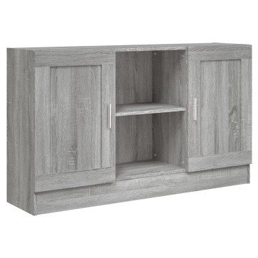 vidaXL Μπουφές Γκρι Sonoma 120x30,5x70cm από Επεξεργασμένο Ξύλο 1 τεμ.