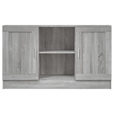 vidaXL Μπουφές Γκρι Sonoma 120x30,5x70cm από Επεξεργασμένο Ξύλο 1 τεμ.